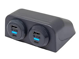 Bordfäste för USB-uttag 0798 (för två enheter)