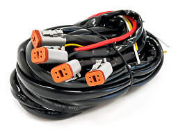 BriodLights kabelsats 4 st 4-pol. DT 2 m 80 A relä 60 A