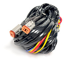 BriodLights Kabelsats 2st 4pol DT 2m 80A Relä 60A Säkring
