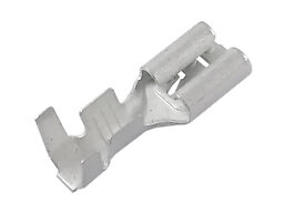Oisolerad flatstiftshylsa +nabb, 1.0-2.5 mm², 4.8x0.8 mm b.9