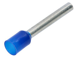 Isolerad ändhylsa 2,5 mm² blå 8 mm