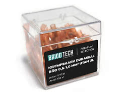 Krympskarv BriodTech DuraSeal röd 0,5-1,0 mm² 100 st utan UL