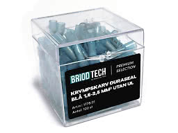 Krympskarv BriodTech DuraSeal blå 1,5-2,5 mm² 100 st utan UL