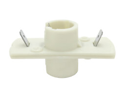 Lamphållare med flatstift, rostfri