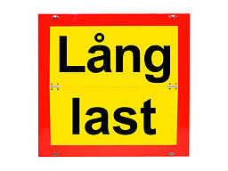 Lång last skylt 2-radig, vikbar 600x500x2 mm