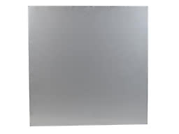 Rostfri plåt 300x300mm för varningsetiketter