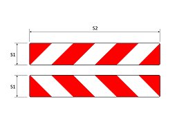 Sidomarkering smal, sats höger + vänster