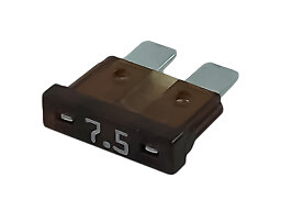 Flatsäkring   7,5 A brun 100st/frp
