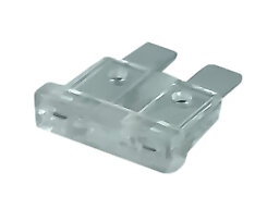 Flatsäkring  25 A vit 100st/frp