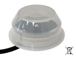 BriodLights NOD pos.lampa vit 10-30 V, E-märkt, 5 m kabel