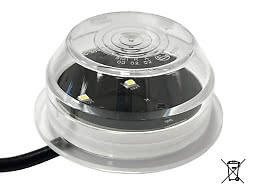 BriodLights NOD pos.lampa klar, 10-30V, E-märkt, 5m kabel