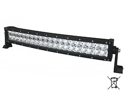 BriodLights LED extraljusramp V2 böjd, 40x3 W, 22" (567 mm)