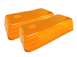 Reservglas serie 60, orange 363 mm ändglas