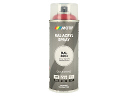 MOTIP RAL 3002 röd akrylfärg, 400 ml