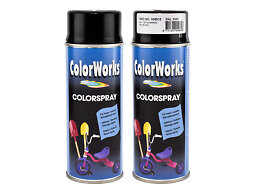 MOTIP ColorWorks RAL 9005, svart 400 ml