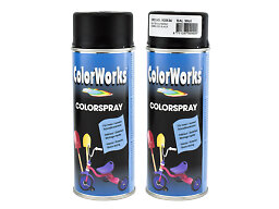 MOTIP ColorWorks, svart halvmatt 400 ml