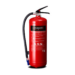 Brandsläckare pulver 6 kg 55A inkl. väggfäste