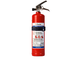 Brandsläckare pulver 2 kg inkl. hållare, standard ventil