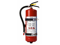 Brandsläckare pulver 6 kg 43A inkl. fordonsstativ