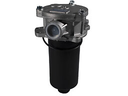 Returoljefilter för 195 mm fläns, 300 l/min ansl.  1 1/4 tum