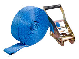 Basic 50 2-delad 50mm 0,5m/9,5m öga 5,5cm 4000kg 2000daN blå