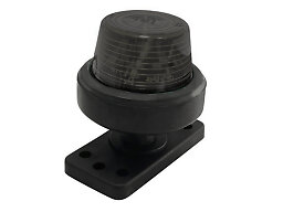 LED Sidomarkeringsljus 60 mm E-märkt, Or/Y-modell Black Line