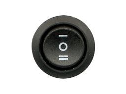 Strömbrytare 12V 3-steg m symbol 1,0,2