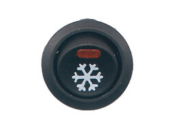 Strömbrytare 12V m kylsymbol on/off