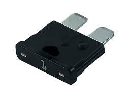 Flatsäkring   1 A svart 100st/frp