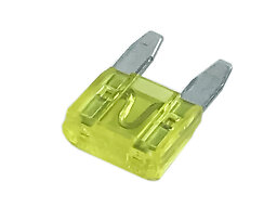 Flatsäkring  20 A gul 100st/frp, Mini