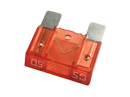 Flatsäkring  50 A röd 10 st/frp