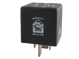 HD-relä 24V 70A 4-stift m diod u hållare (enkel)
