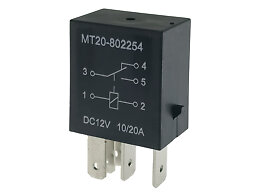 Växelrelä Micro 5-stifts 12V 10/20A