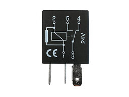 Växelrelä Micro 5-stifts 24V 10/15A m resistor