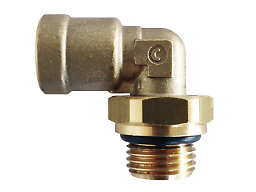 Vridbar vinkelkoppling M16x1,5 12x1,5 mm