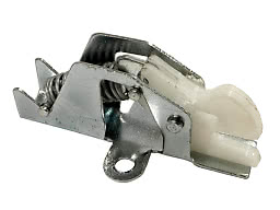 Lucklås galvaniserat fjädrande 82x18 mm bottenplatta