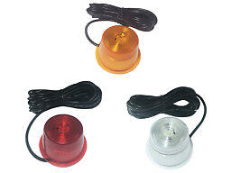 LED Positionslampor, rund 64 mm