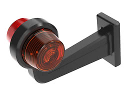 LED Positionsljus 195 mm röd/orange