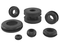 Kabelgenomföring 6 mm dubbelsidig