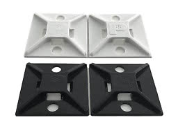 Självhäftande fäste för buntband 25x25mm
