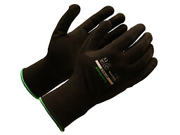 Montagehandske nitril-dopp. sandy finish
