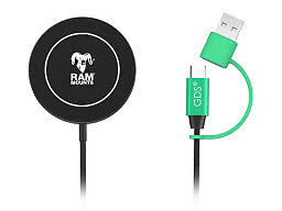 RAM trådlös laddningsplatta USB C