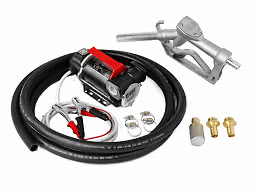 Bärbar tankningspump sats 12/24 V