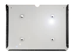 Rostfri hållare 400x300 mm med clips