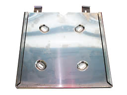 Rostfri hållare för ADR-skylt