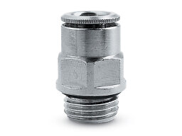Rak koppling 6 mm 1/4 rörgänga